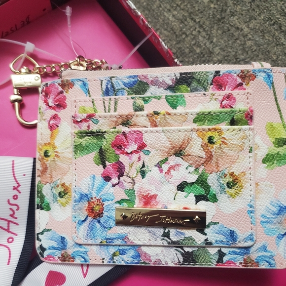 NWT in box Betsey Johnson 2 piece hat and card case wallet set - Picture 3 of 6